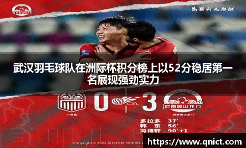 武汉羽毛球队在洲际杯积分榜上以52分稳居第一名展现强劲实力